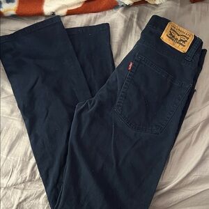 Levi's Men's Dark Blue Relaxed Jeans